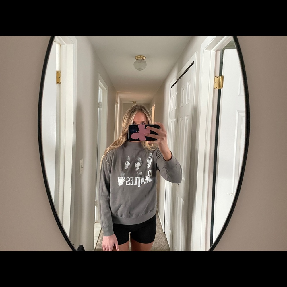 The Beatles mock neck crew